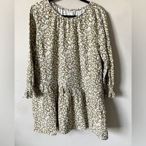 RYLEE + CRU Boho Ditzy Floral Hazel Long Sleeve Dress NWOT